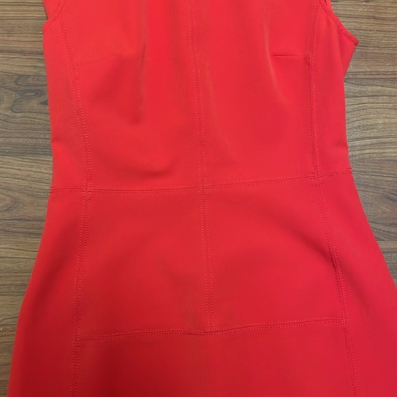 ZARA Sheath Red Dress ZW Collection Size Small - Picture 5 of 8